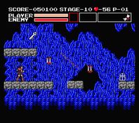 une photo d'Ã©cran de Vampire Killer sur MSX